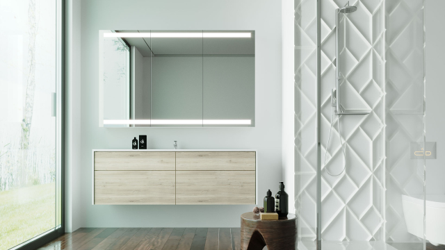 LED - Badspiegel hinterleuchtet